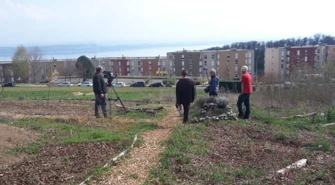 Tournage émission « Faut pas croire » au jardin de l’association